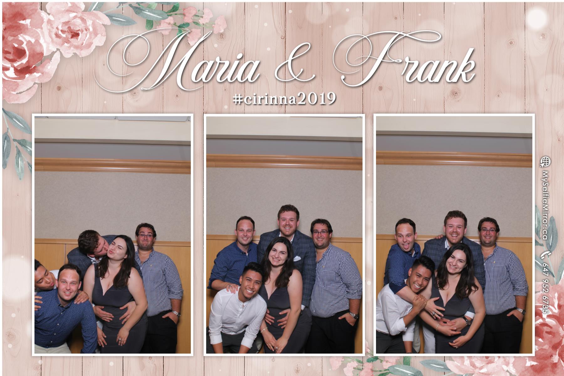 Wedding of Frank and Maria  | View more photos from the event at gallery.myselfiemirror.ca/u/romanmyselfiemirrorca/Wedding-of-Frank-and-Maria